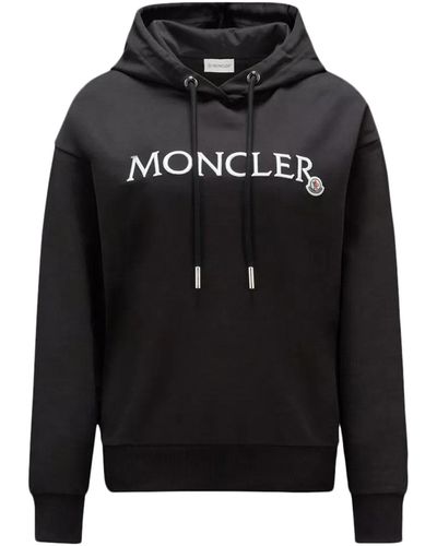 Moncler Hoodie Jumper - Black