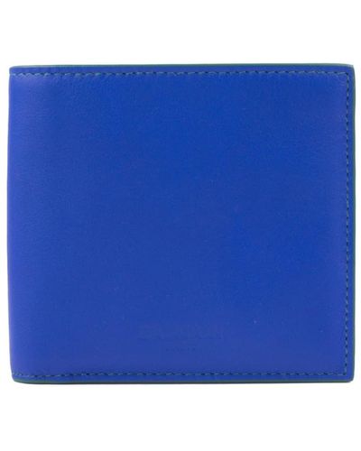 Balmain Leather Wallet - Blue