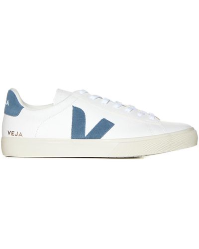 Veja Campo Leather Sneakers - Blue