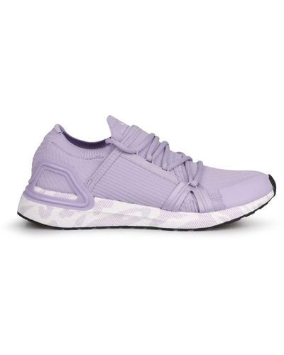 adidas By Stella McCartney Paneled Lace-Up Sneakers - Purple