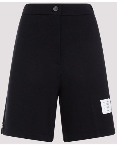 Thom Browne High Waisted Shorts - Black