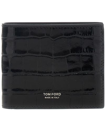 Tom Ford Logo Wallet - Black