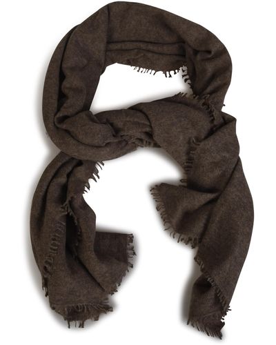 Mirror In The Sky Fringed Scarf - Black