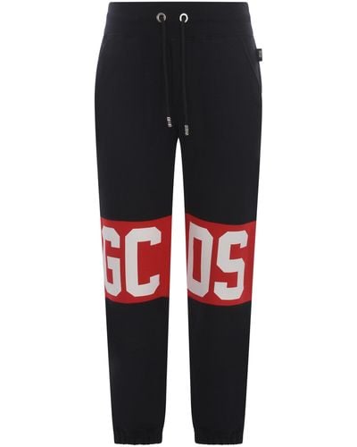 Gcds Pants "bande Logo" - Black