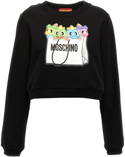 Moschino Bubble Bobble Sweatshirt - Black