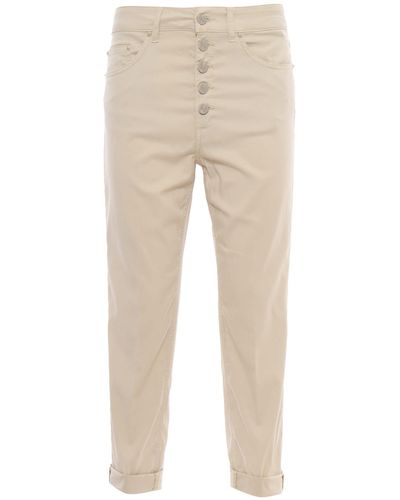 Dondup High-Waisted Jeans - Natural