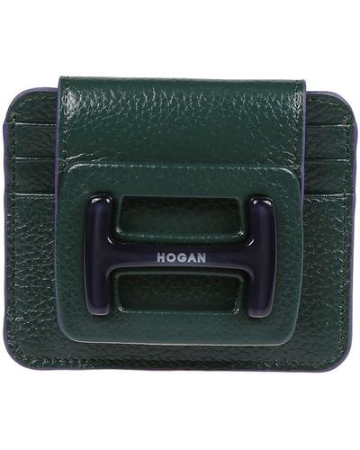 Hogan H-Bag Credit Card Holder - Green
