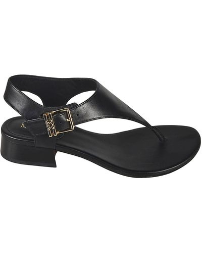 Michael Kors Robyn Flex Thong Sandals - Black