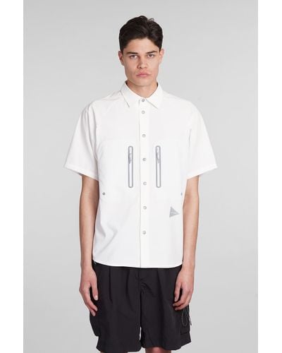 and wander Shirt In White Polyester