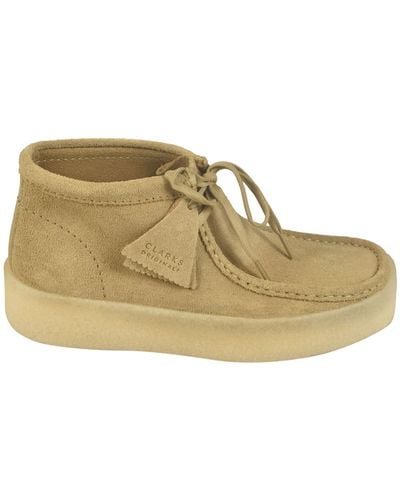 Clarks Logo Tag Loafers - Natural