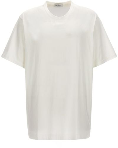 Yohji Yamamoto Crew-Neck T-Shirt - White