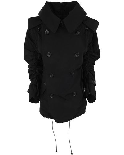 JUNYA WATANABE X COMME DES GARÇONS Ladies` Coat Clothing - Black