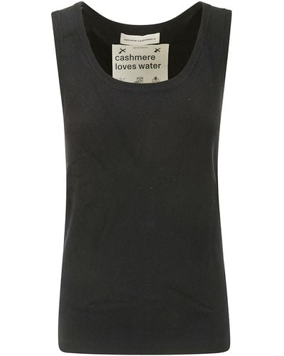 Extreme Cashmere Singlet - Black