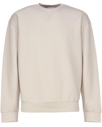 JW Anderson Sweatshirt With Embroidery - White