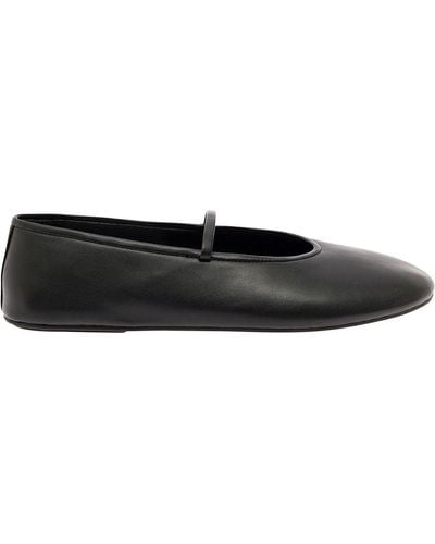 Jeffrey Campbell Ballet Flats With Almond Toe - Black