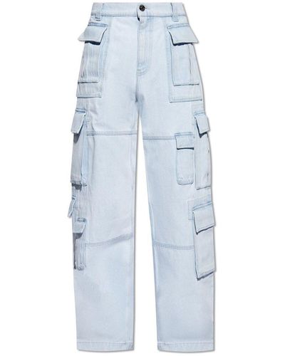 Versace Cargo Jeans, - Blue