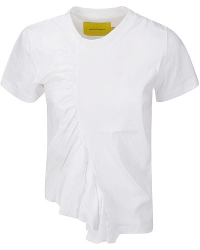 Marques'Almeida Gathered T-Shirt - White