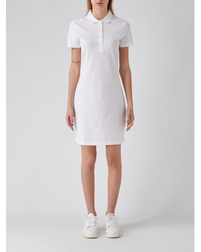 Lacoste Cotton Dress - White