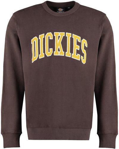 Dickies Logo Detail Cotton Sweatshirt - Gray