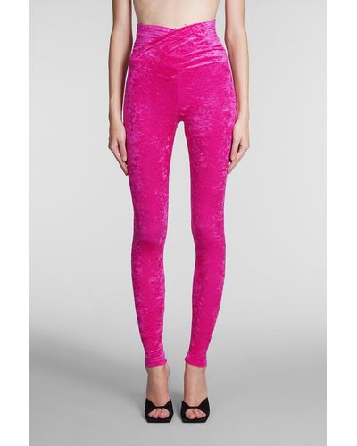 The Andamane Holly Leggings In Fuxia Polyamide - ShopStyle