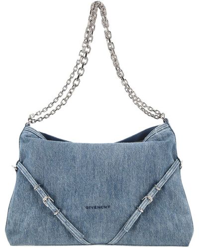 Givenchy Medium Voyou Shoulder Bag - Blue