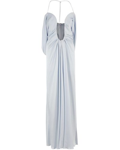 Victoria Beckham Frame Detail Cami Dress - White