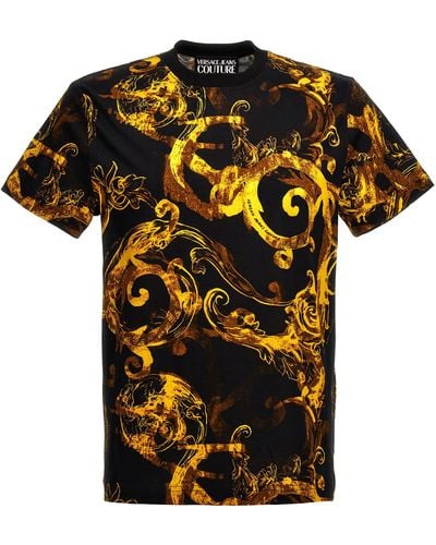 Versace Jeans Couture All Over Print T-shirt - Black