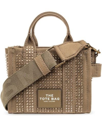 Marc Jacobs Embellished Mini Tote Bag - Brown