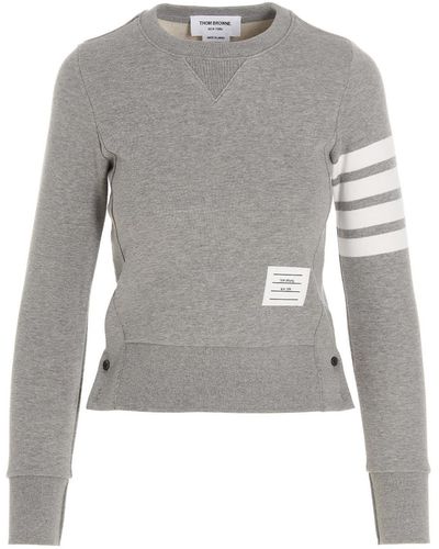 Thom Browne 4 Bar Sweatshirt - Grey