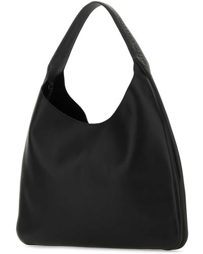 Off-White c/o Virgil Abloh Leather Metropolitan Shoulder Bag - Black