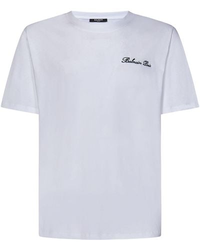 Balmain Paris Iconic T-Shirt - White