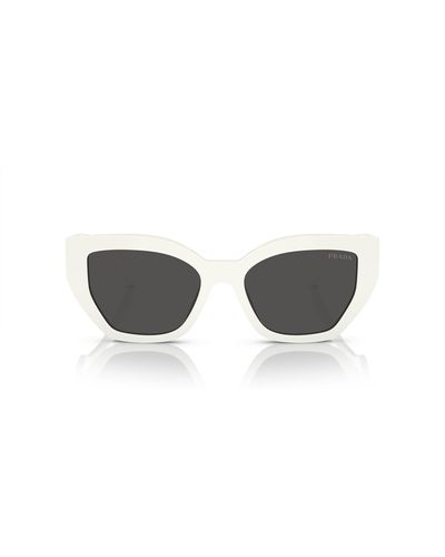 Prada Butterfly Frame Sunglasses - White