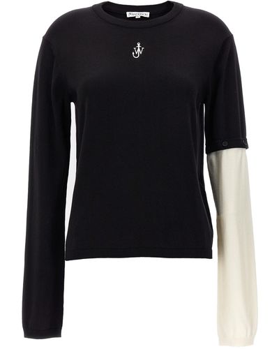 JW Anderson Removable Sleeve Sweater Sweater, Cardigans - Black