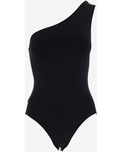 Eres One-Piece One-Shoulder Swimsuit - Black