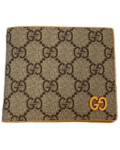 Gucci GG Detailed Bifold Wallet - Natural