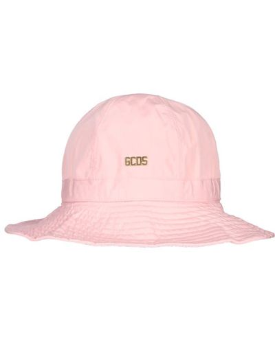 Gcds Nylon Bucket Hat - Pink