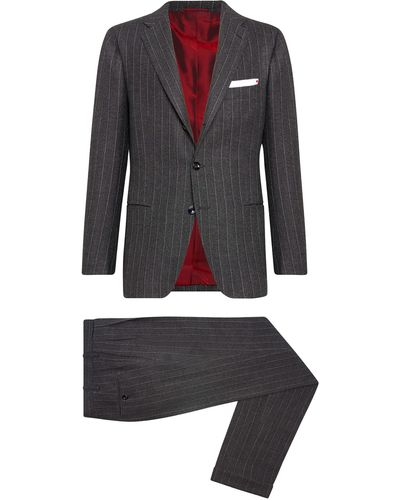 Kiton Suit Cashmere - Black