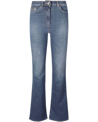 Elisabetta Franchi Flared Fitted Jeans - Blue
