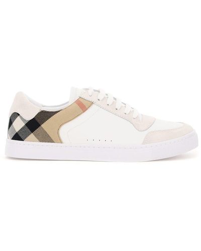 Burberry Reeth Trainers - White