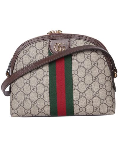 Gucci Ophidia S Monogram Bag - Grey