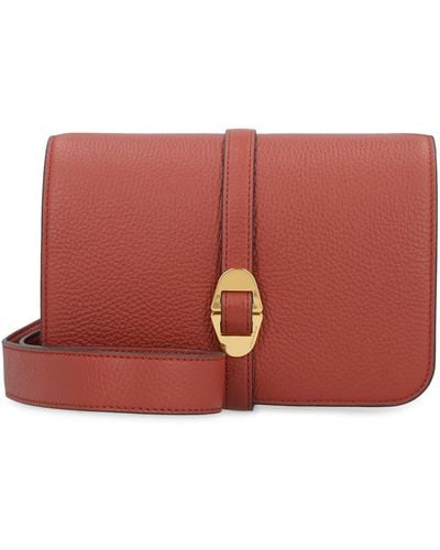 Coccinelle Cosima Leather Crossbody Bag - Red
