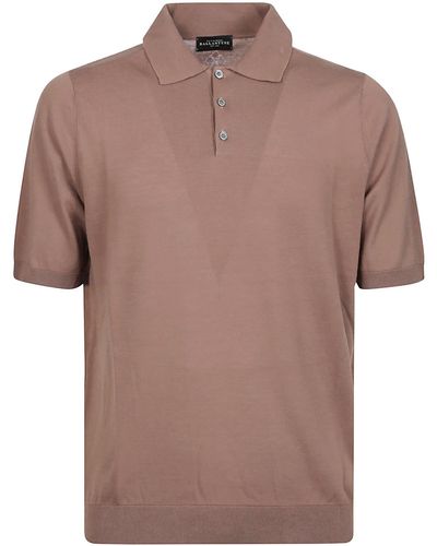 Ballantyne Short Sleeve Polo Shirt - Brown