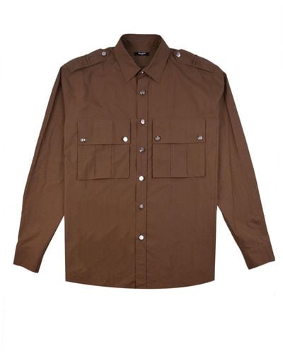 Balmain Shirt - Brown