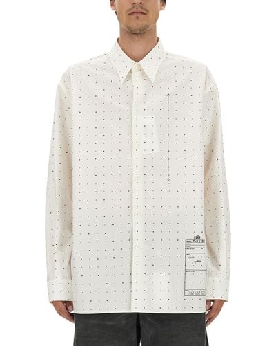MM6 by Maison Martin Margiela Oversize Fit Shirt - White