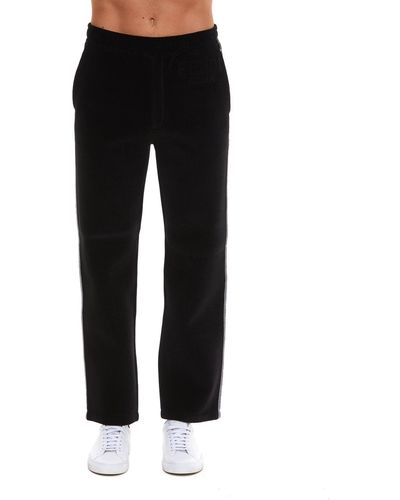 Fendi Stripe Detailed Straight Leg Trousers - Black