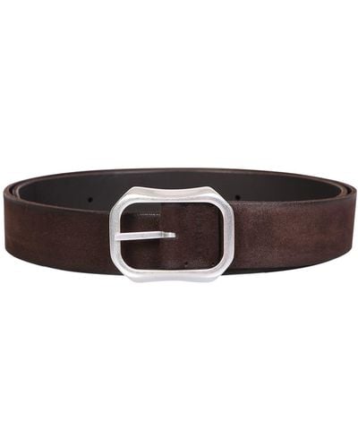 Orciani Rot Hunting Double Belt - Brown