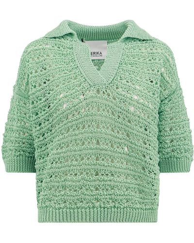 Erika Cavallini Semi Couture Sweater - Green