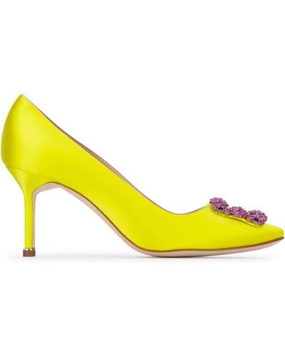 Manolo Blahnik Heeled Shoes - Yellow