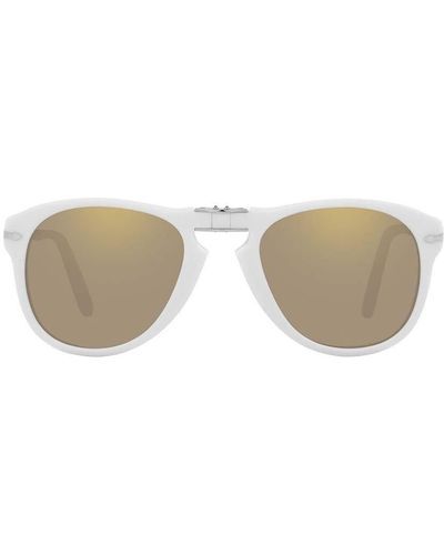 Persol 714 Round Frame Sunglasses - Multicolour
