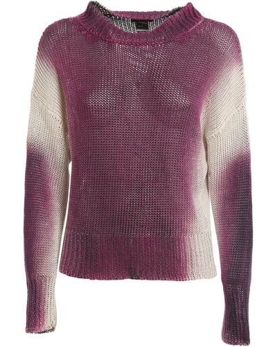 Avant Toi Crewneck Sweater - Purple